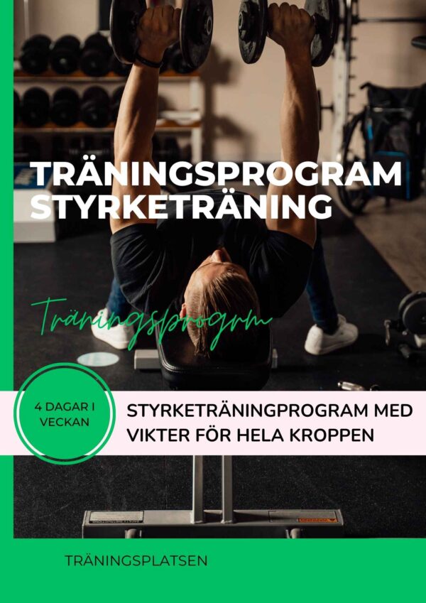 Träningsprogram styrketräning