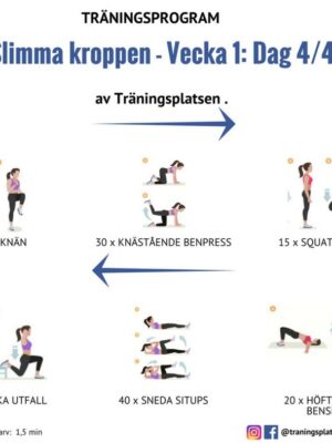 Slimma kroppen dag 1